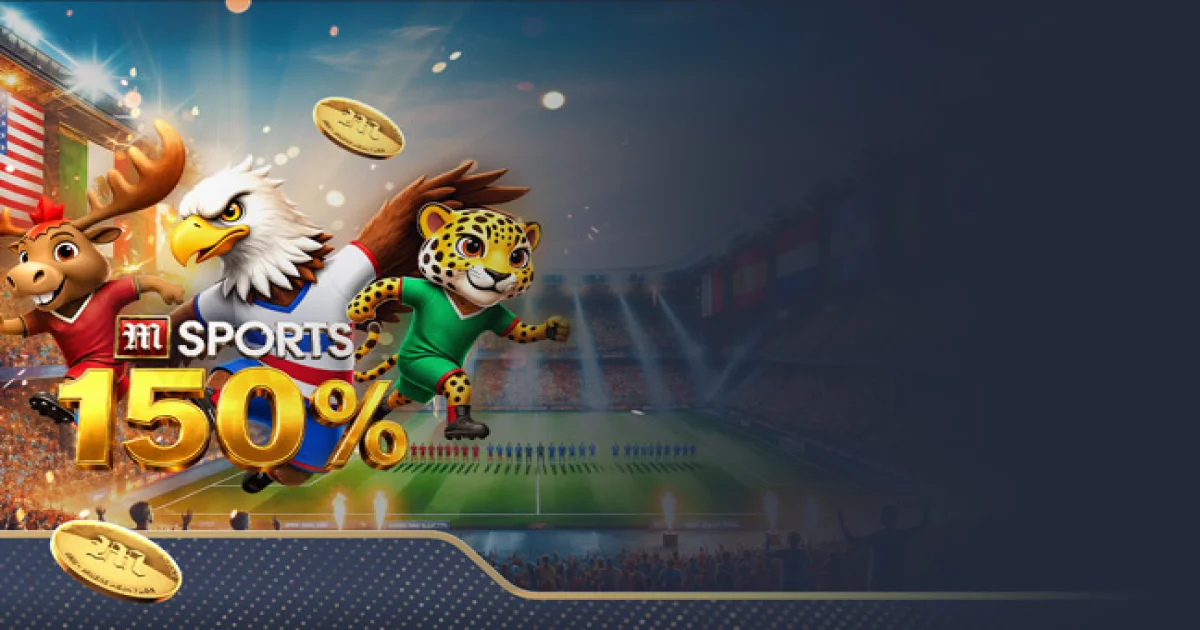 150% MSPORTS WELCOME BONUS
